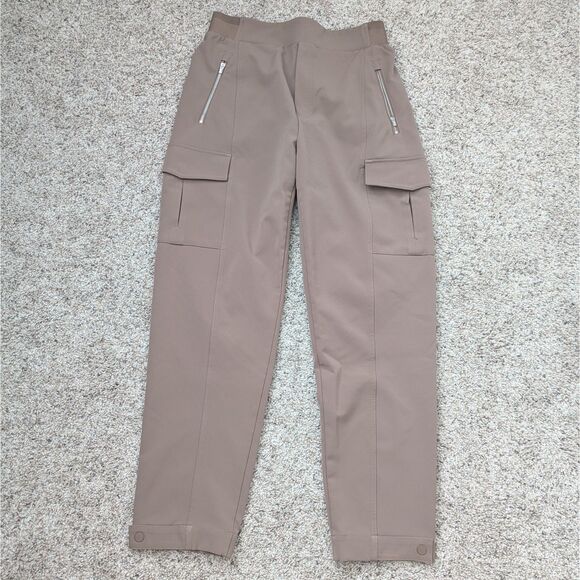 Athleta Endless Cargo Pants | Women’s 10 | Rustic Beige Utility Travel Hiking - Picture 3 of 8